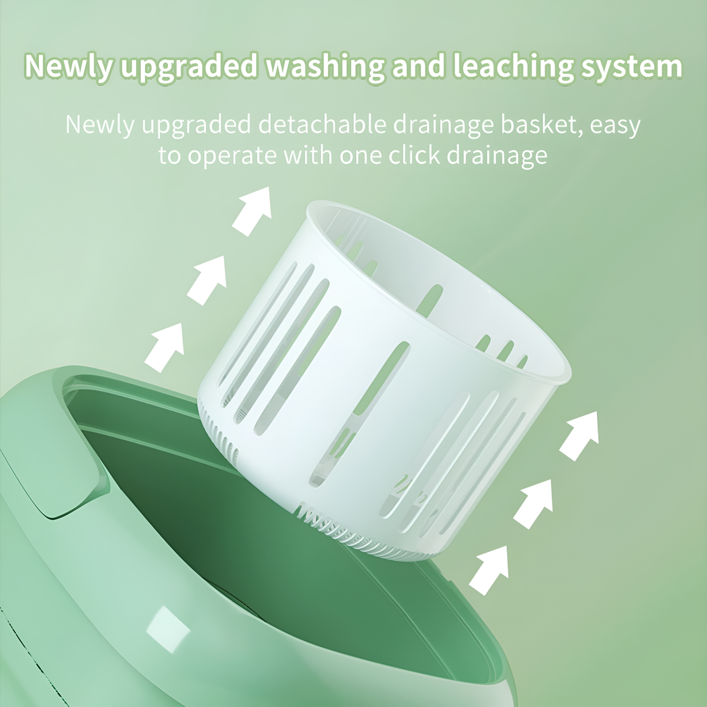 Portable Foldable Mini Top Loading Washing Machine with Spinner and Dryer for Baby Clothes, Semi Automatic Bucket Washer with Modes for Home, Travel