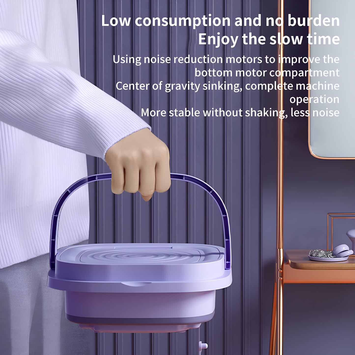 Portable Foldable Mini Top Loading Washing Machine with Spinner and Dryer for Baby Clothes, Semi Automatic Bucket Washer with Modes for Home, Travel